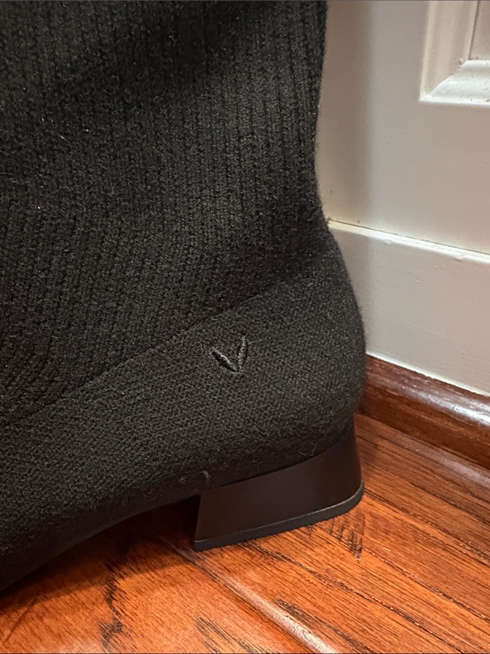 Tara Pro Square-Toe Water Repellent Wool Knee-High Boots - Picture 7 of 7